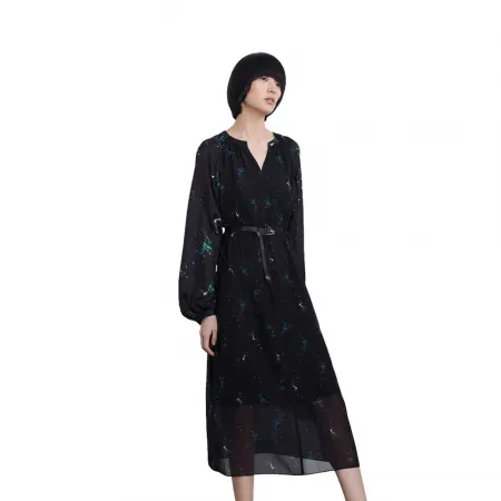 LILY Printed Chiffon 드레스 142161375