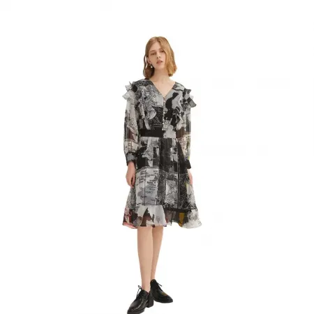 LILY Ruffle 드레스 142161398