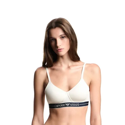 엠프리오 아르마니 Everyday cotton Padded Soft Contour 스포츠 브라 142165473