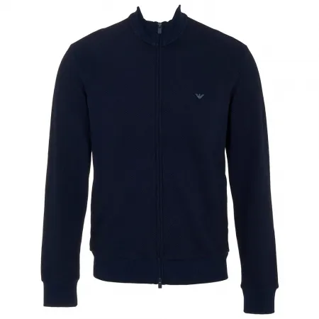 엠프리오 아르마니 Iconic Piquet 풀지퍼 스웨터 142165634