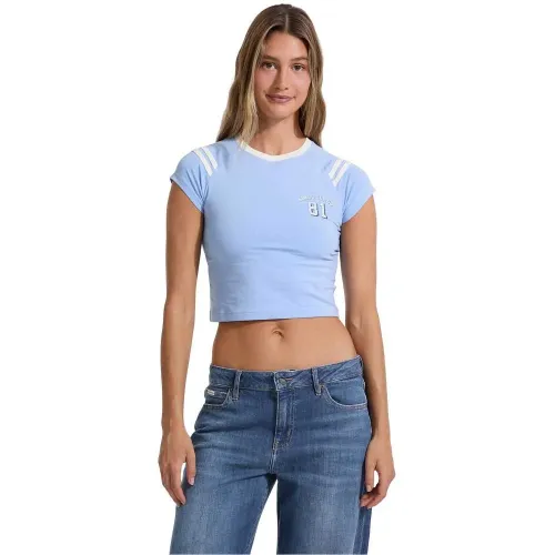 게스 W5RI53-J1314 Slim Fit 반팔 티셔츠 142217434