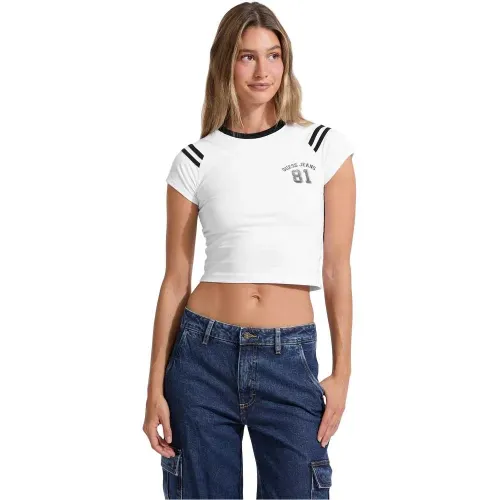 게스 W5RI53-J1314 Slim Fit 반팔 티셔츠 142217435
