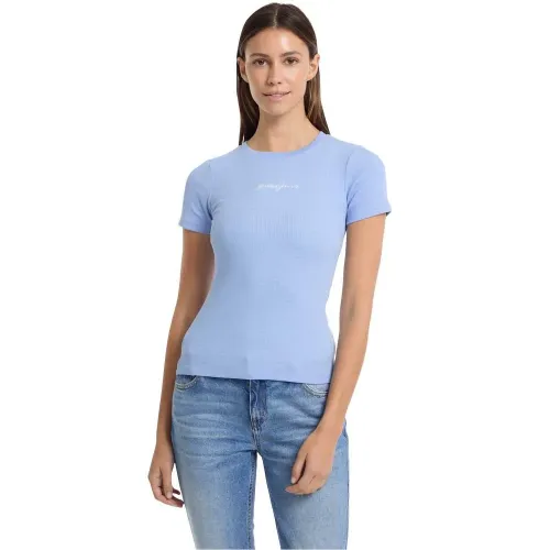 게스 W5RI57-KA0H1 Slim Fit 반팔 티셔츠 142217447