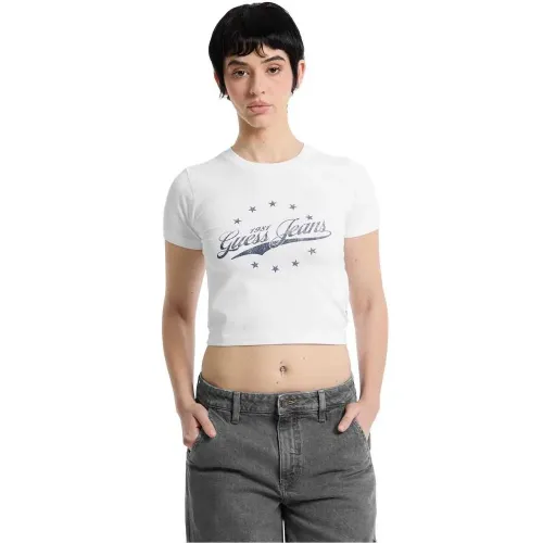 게스 W5RI59-J1314 Slim Fit 반팔 티셔츠 142217458