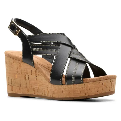 클락스 Sabina Sling 플랫폼 샌들 142238169