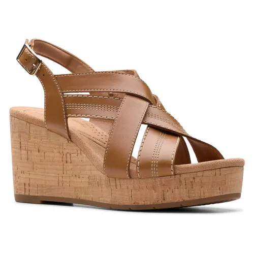 클락스 Sabina Sling 플랫폼 샌들 142238171