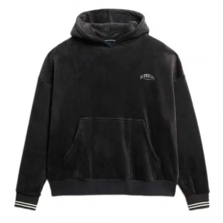 슈퍼드라이 Country Club Velour Loose Fit 후드티 142283485