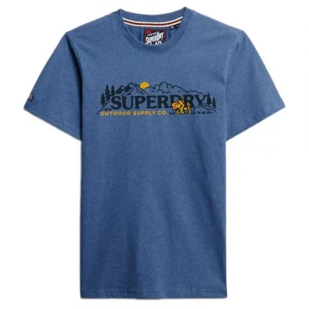 슈퍼드라이 Outdoor Scene Relaxed Fit 반팔 티셔츠 142283778
