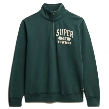 슈퍼드라이 빈티지 Athletic 하프 지퍼 스웨터 142283891