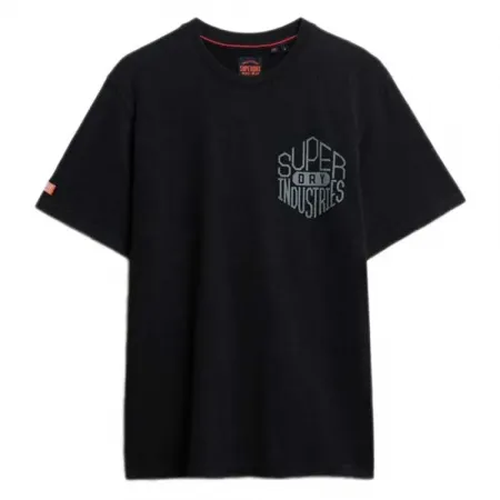 슈퍼드라이 Work 로고 Loose 핏 반팔 티셔츠 142283982