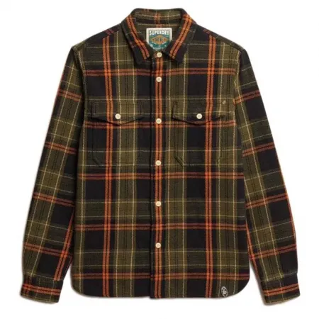 슈퍼드라이 Merchant 헤비 긴팔 셔츠 142285120