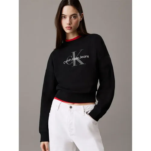 캘빈클라인 에센셜 Monogram French Terry 스웨터 142325407