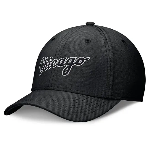 나이키 MLB 시카고 화이트삭스 드라이핏 Rise Structured Swooshflex 모자 142343631