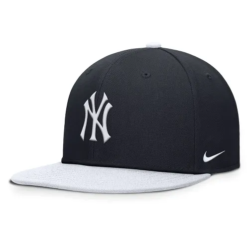 나이키 MLB 뉴욕 양키즈 Youth 드라이핏 Pro Structured Square Bill 주니어 모자 142343646