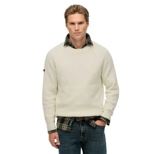 슈퍼드라이 Chunky Raglan 스웨터 142369315