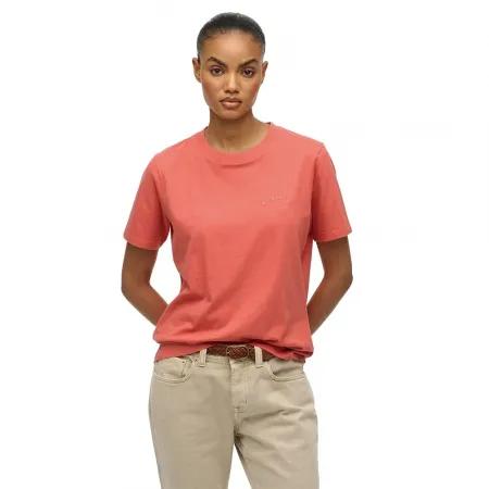 슈퍼드라이 에센셜 Logo Embroidered 반팔 티셔츠 142369409