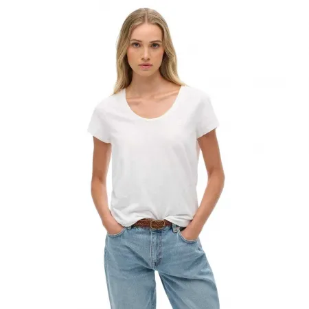 슈퍼드라이 Studios Scoop Neck 반팔 티셔츠 142369590