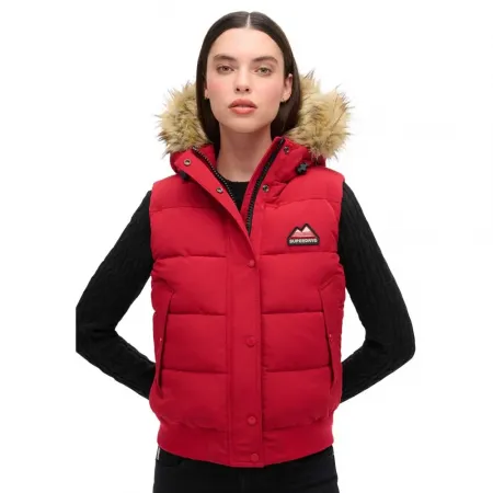 슈퍼드라이 Everest Faux Fur 조끼 142380840