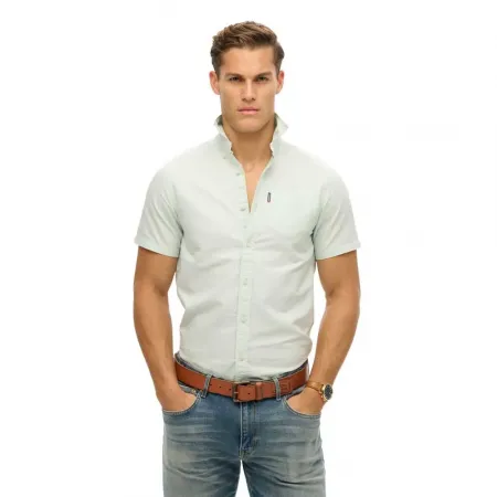 슈퍼드라이 Oxford 반팔 셔츠 142380927