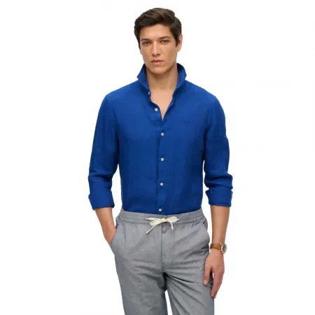 슈퍼드라이 Sd Embroidered Vacation Linen 긴팔 셔츠 142380969