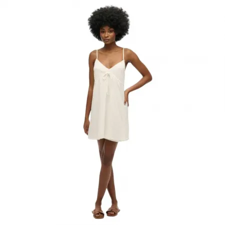 슈퍼드라이 Textured 우븐 Cami 짧은 원피스 142381026