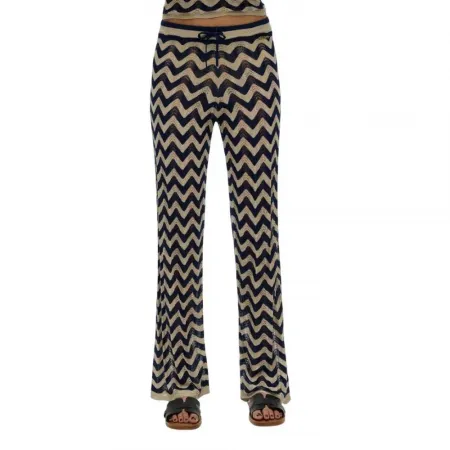 슈퍼드라이 Zigzag Knit Wide 바지 142381099