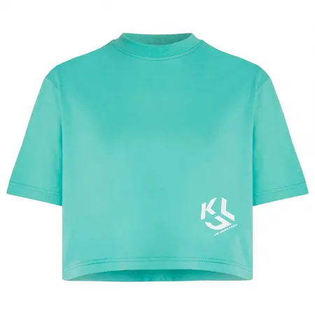 칼라거펠트 A2W17076 Cropped 반팔 티셔츠 142515994