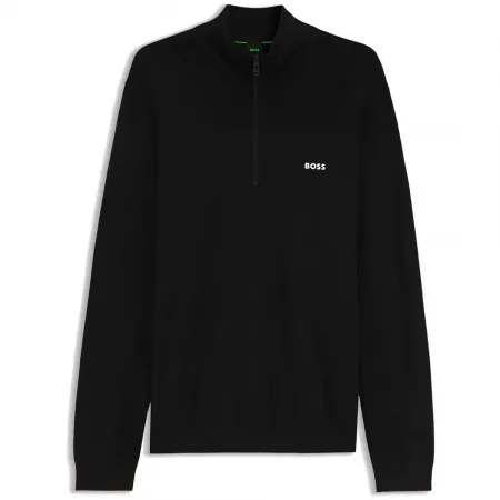보스 Momentum 10273969 그린 하프 지퍼 스웨터 142529394