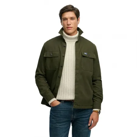 슈퍼드라이 빈티지 Borg Lined Miller 긴팔 셔츠 142576410