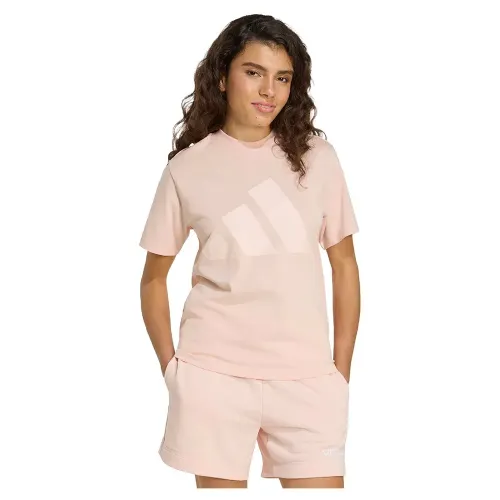 아디다스 에센셜 Big Logo 코튼 그래픽 반팔 티셔츠 142666415