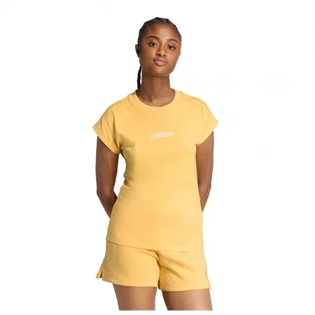 아디다스 에센셜 리니어 코튼 반팔 티셔츠 142666430