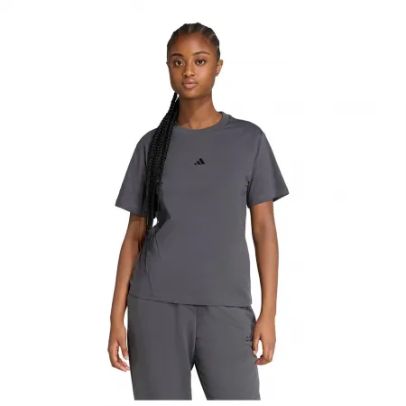 아디다스 에센셜 스몰 로고 코튼 반팔 티셔츠 142666465