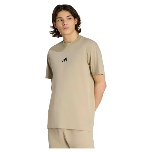 아디다스 에센셜 Small Logo Single 저지 반팔 티셔츠 142666478