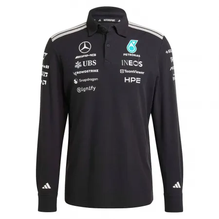 아디다스 메르세데스-AMG Petronas F1 Team Engineers 긴 소매 폴로 142666807