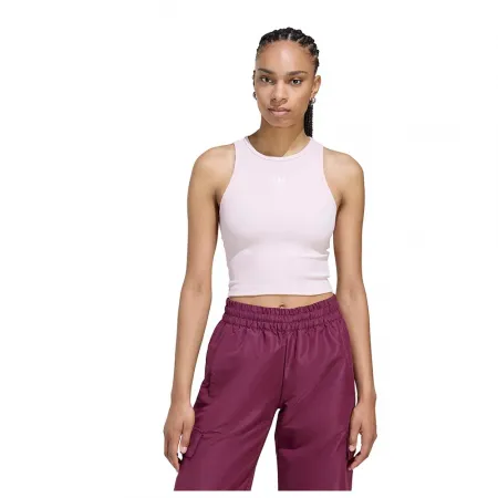 아디다스 에센셜 Ribbed 나시 상의 142667819