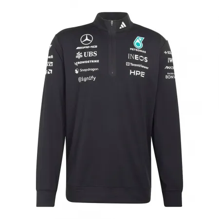 아디다스 메르세데스-AMG 페트로나스 F1 팀 엔지니어스 하프 지퍼 스웨터 142681608