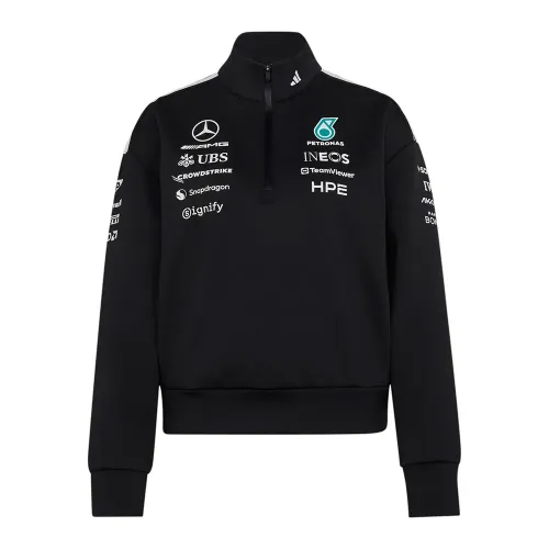 아디다스 메르세데스-AMG 페트로나스 F1 팀 Engineers 하프 지퍼 스웨터 142681610