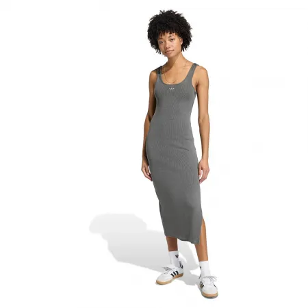 아디다스 에센셜 Rib 소매 없는 롱 원피스 142682743