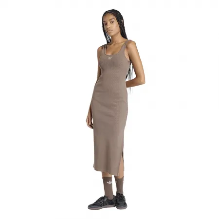 아디다스 에센셜 Rib 소매 없는 롱 원피스 142682744