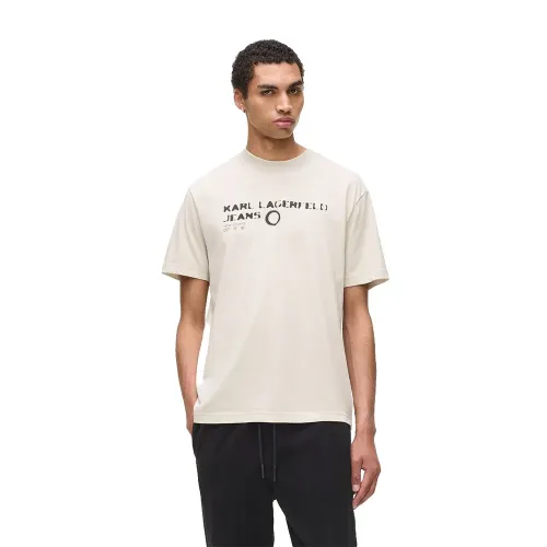 KARL LAGERFELD JEANS A4M17022 레큘러 Fit 반팔 티셔츠 142685458