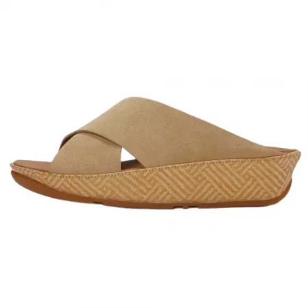 핏플랍 Lulu Lux 그래픽 Weave Suede Cross 샌들 142703635