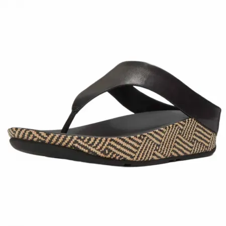 핏플랍 루루 Lux 그래픽 Weave Toe Post 샌들 142703637