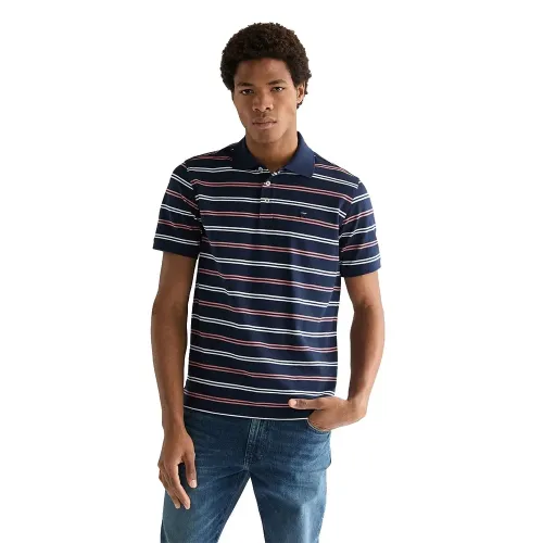 랭글러 Stripe 반팔 폴로 셔츠 142707339