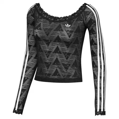 아디다스 Lace Bardot 긴팔 티셔츠 142713145