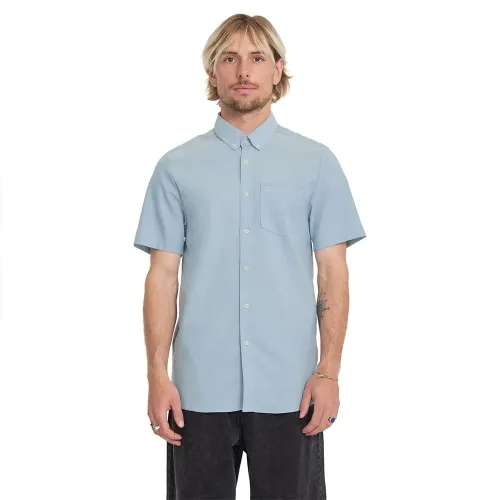 볼컴 Everett Oxford 반팔 셔츠 142722043