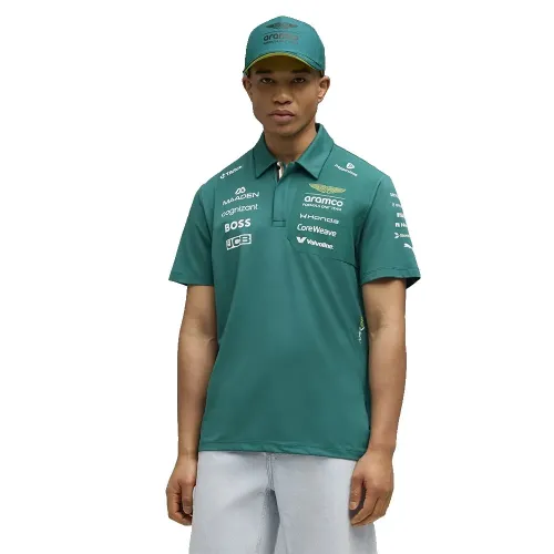 푸마 x 애스턴마틴 F1 레플리카 반팔 폴로 셔츠 142740620
