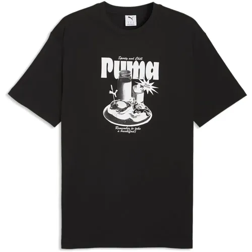 푸마 그래픽 Breakfast 반팔 티셔츠 142742335