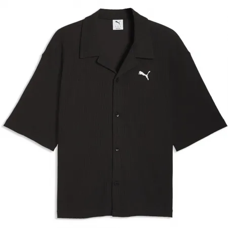 푸마 워드로브 Ess Waffle Boxy 핏 반팔 셔츠 142742499