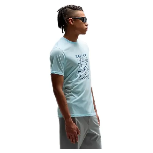 오클리 Waterscape waves UV 차단 반팔 티셔츠 142744636