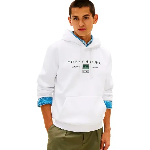 타미힐피거 Brand Love Mono Stack 후드티 142758111